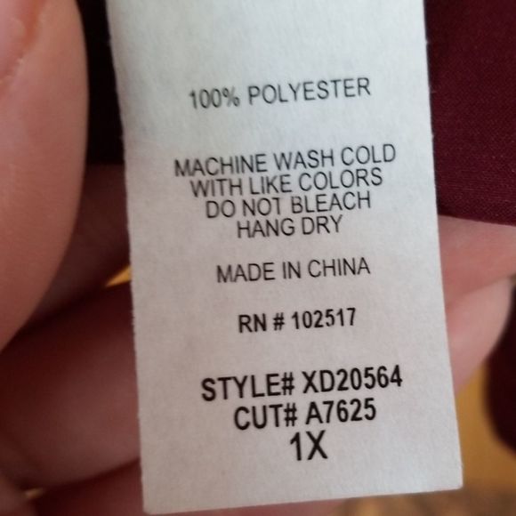 Trendy Plus Size Flounce Wrap Dress 1X - Picture 3 of 9